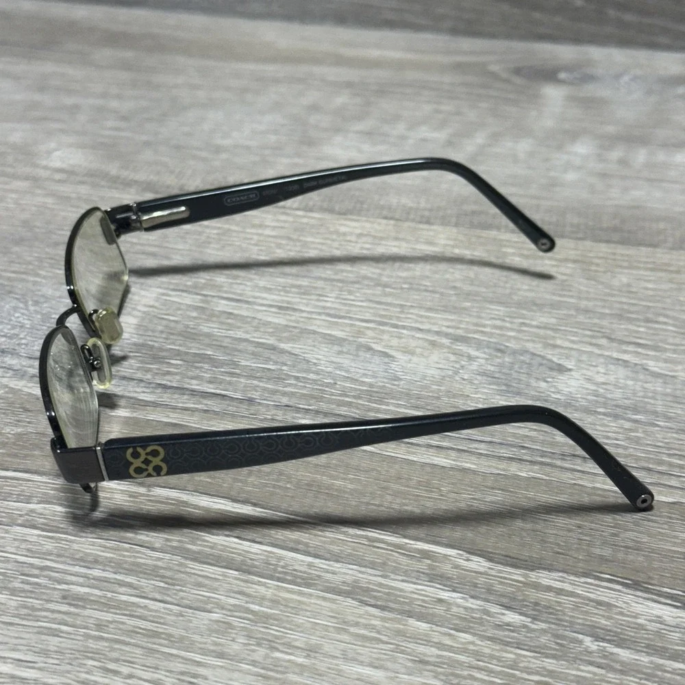 Coach 1098 Rectangular Eyeglasses Women 49mm Metal Plastic Frame Optical Glasses